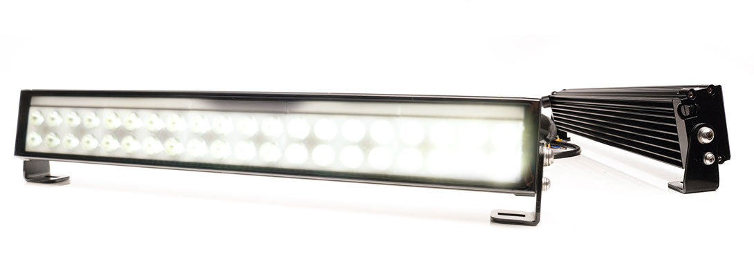 WAŚ LIGHT BAR 1560 DARK LENS OFFROAD with ANIMATED FLAG COLOURS DRL and BACKLIGHT.