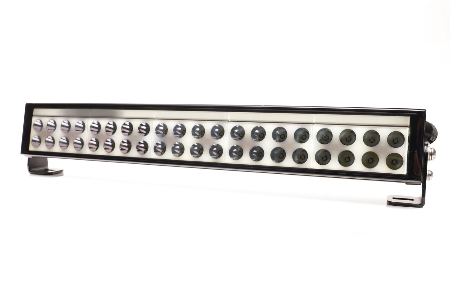 WAŚ LIGHT BAR 1560 DARK LENS OFFROAD with ANIMATED FLAG COLOURS DRL and BACKLIGHT.