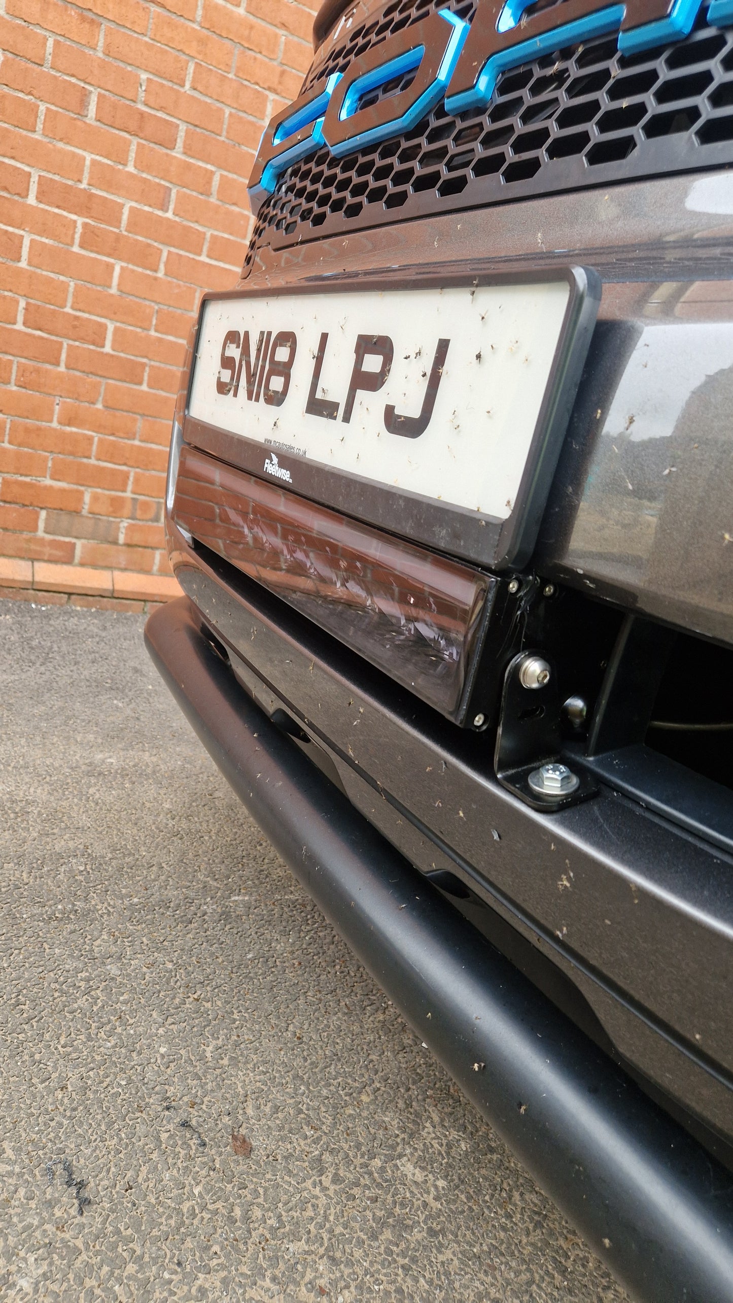WAS. 21" Light Bar, PANTERA BLACK Lens. White animation DRL. 16,500 Lumens