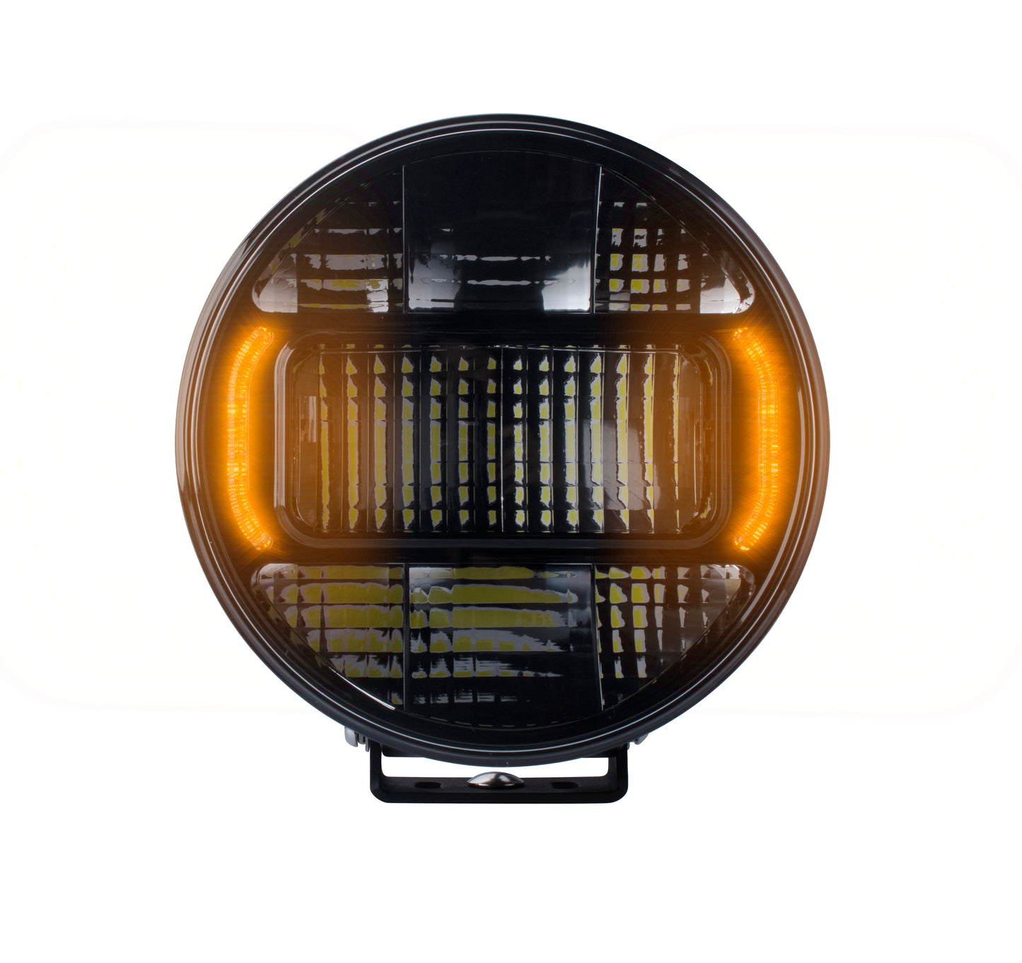 HGV Auto. COMMET. Driving Lamp. Appears Black. White Amber DRL. 14,000 Lumen