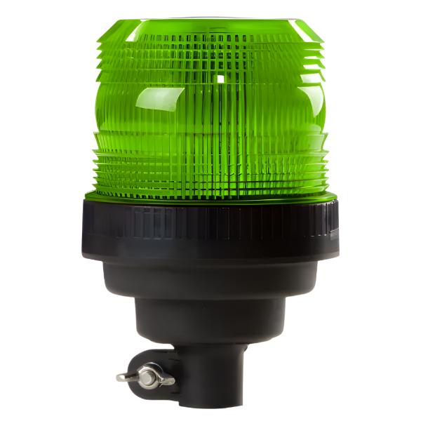 Green LED Beacon ECCO EB5012 LED SERIES BRONZE Flexi Din 12/24v