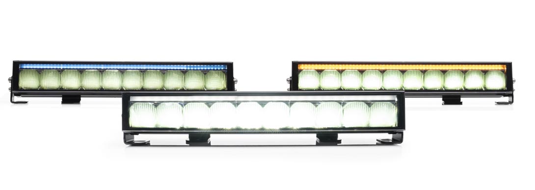 WAS. 21" Light Bar, PANTERA BLACK Lens. White animation DRL. 16,500 Lumens