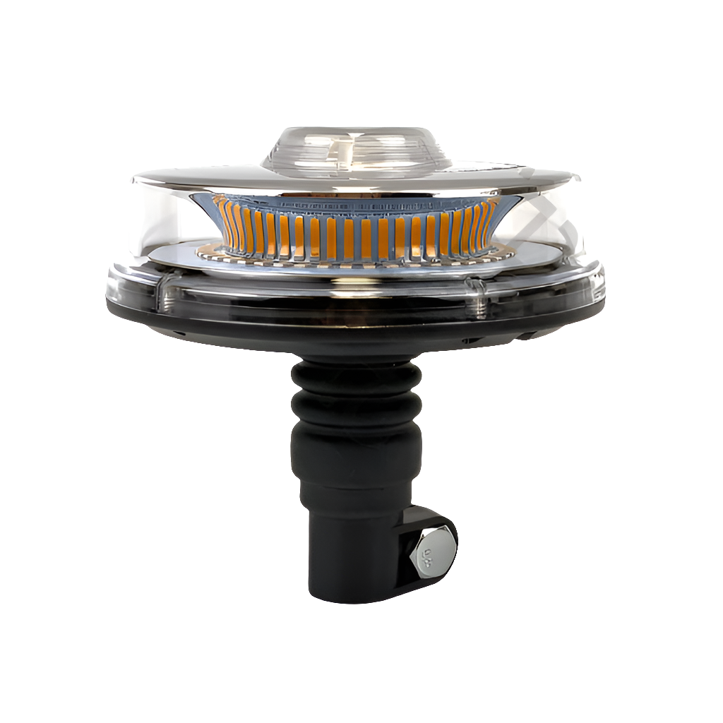 BEA48 Beacon Clear Amber Din Mount