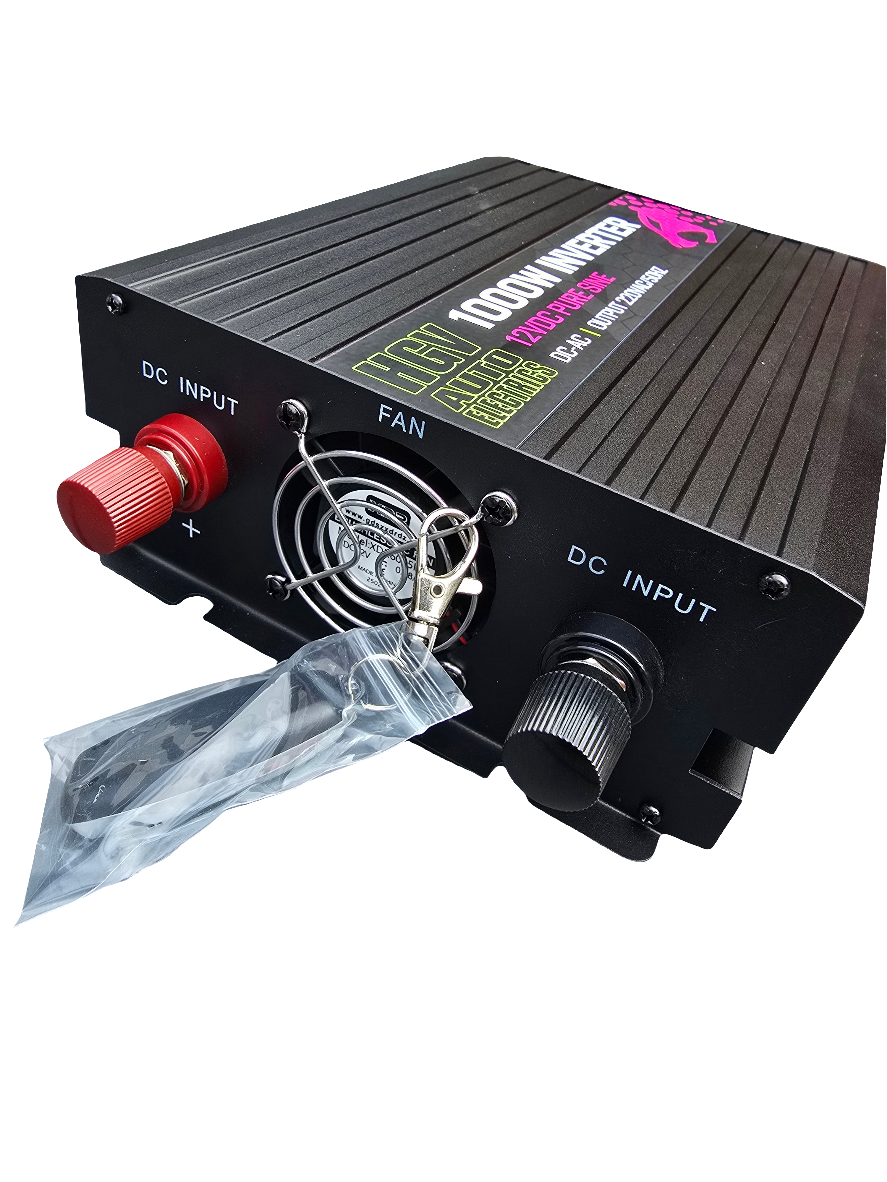HGV Auto 12v Pure Sine Inverter. 1Kw, 2Kw, 3Kw Options