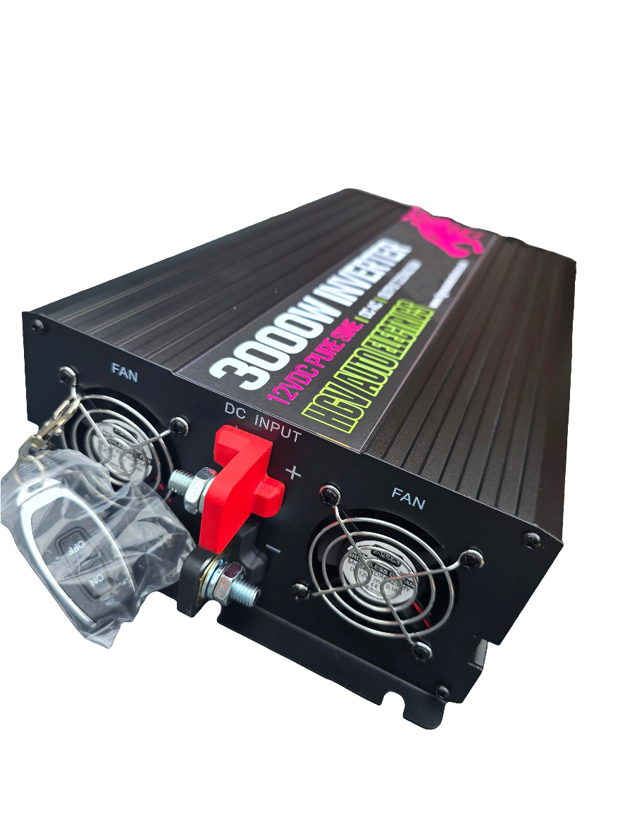 HGV Auto 12v Pure Sine Inverter. 1Kw, 2Kw, 3Kw Options