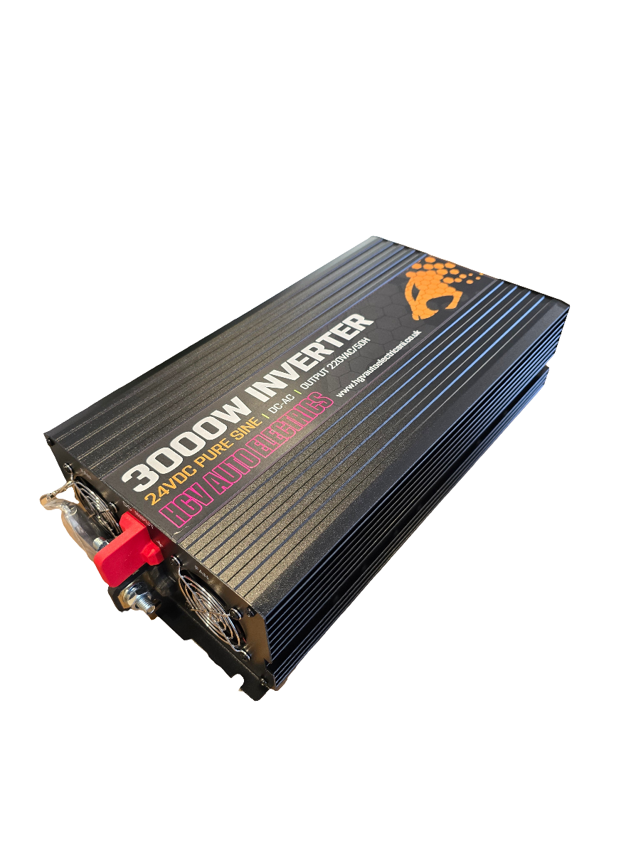 HGV Auto 24v Pure Sine Inverter. 3000watt