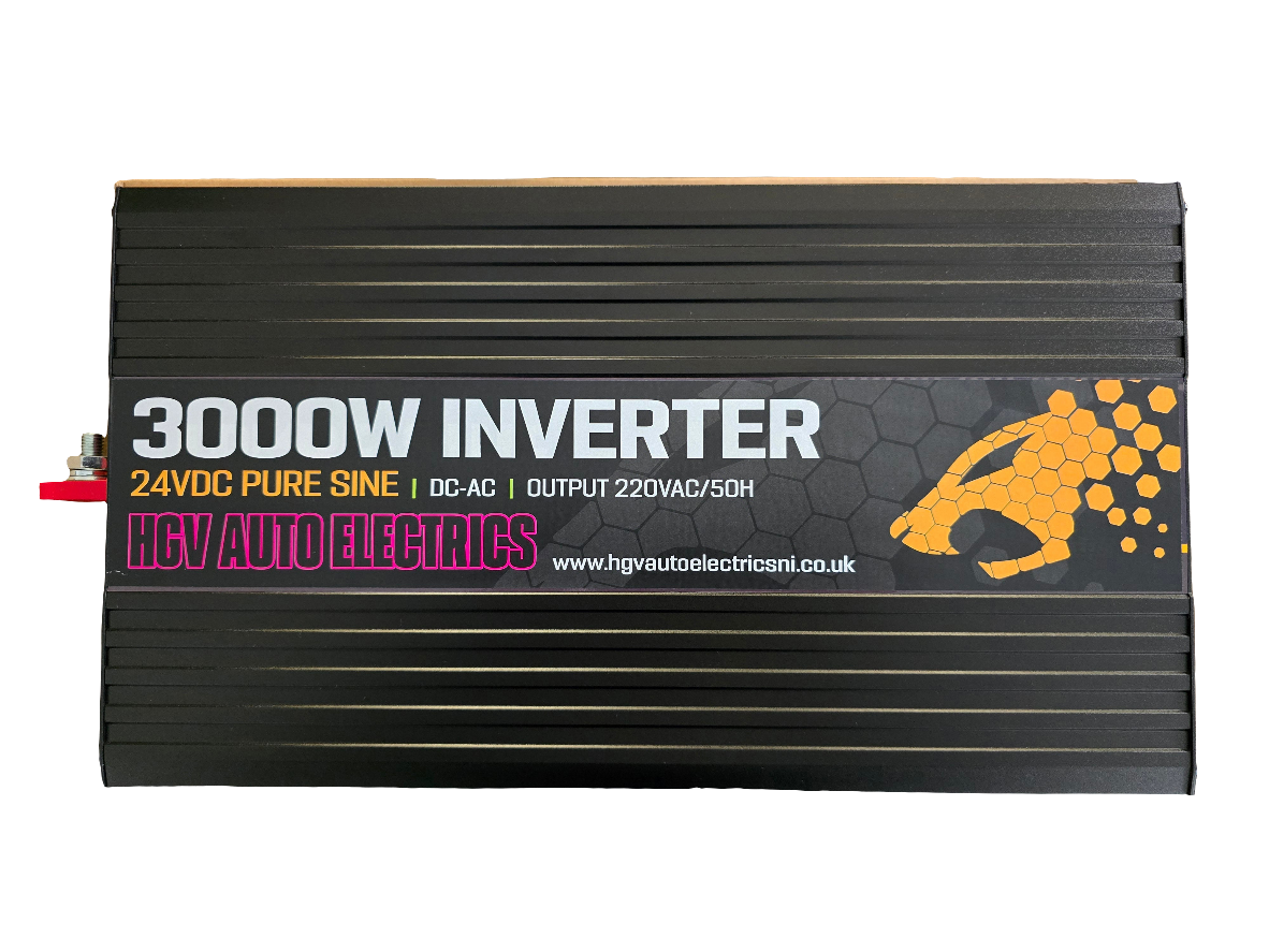 HGV Auto 24v Pure Sine Inverter. 3000watt