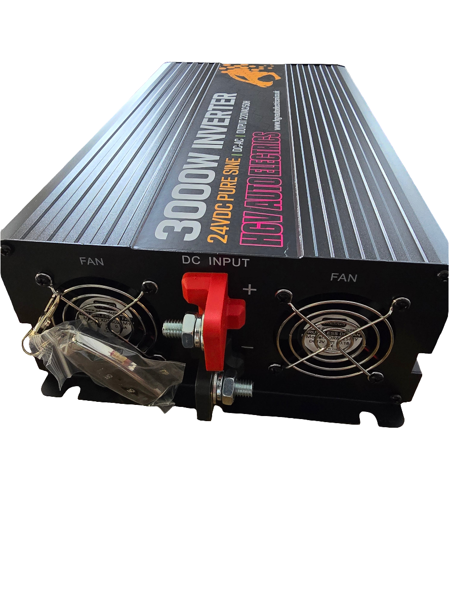 HGV Auto 24v Pure Sine Inverter. 3000watt