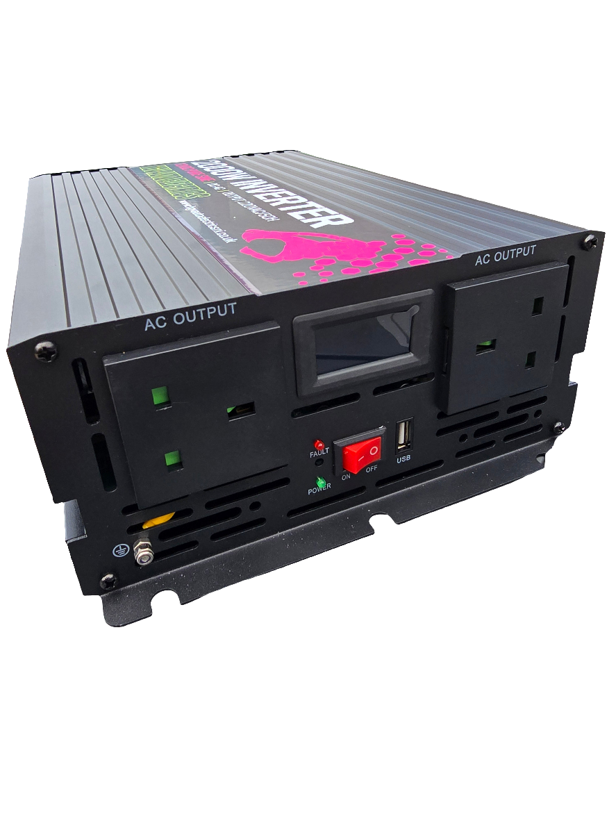 HGV Auto 12v Pure Sine Inverter. 1Kw, 2Kw, 3Kw Options