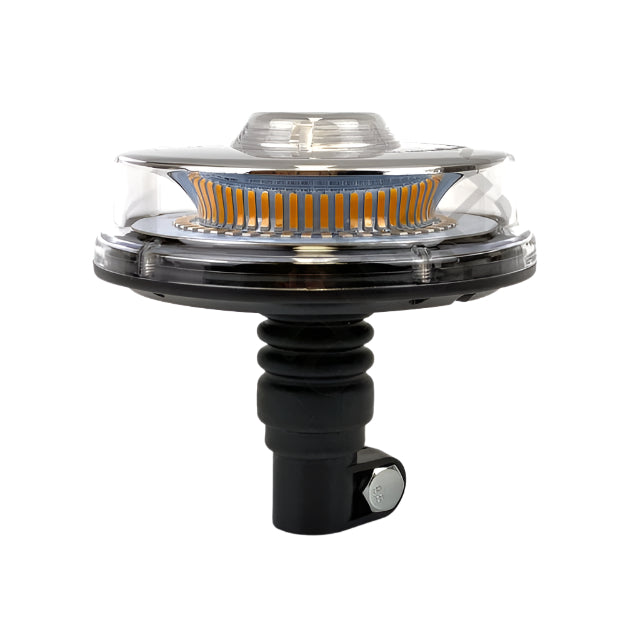 BEA48 Beacon Clear Amber Din Mount