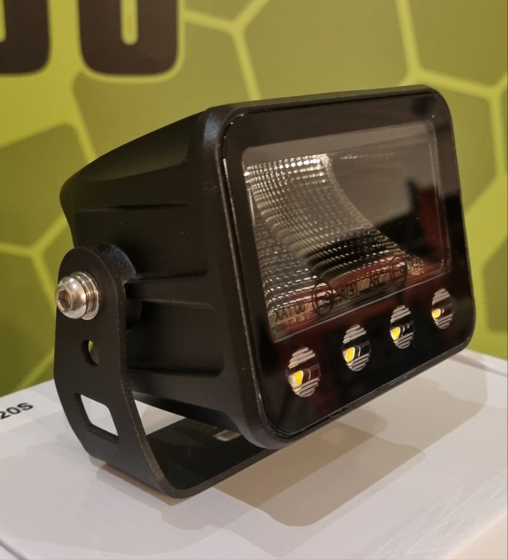 HGV Auto. QUBO Cube Flood Light with Hazard Combo