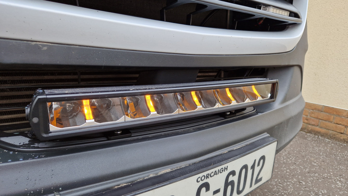 HGV Auto. LITTLE BOY. 22" Curved Light Bar Amber/White DRL 12,000lumen
