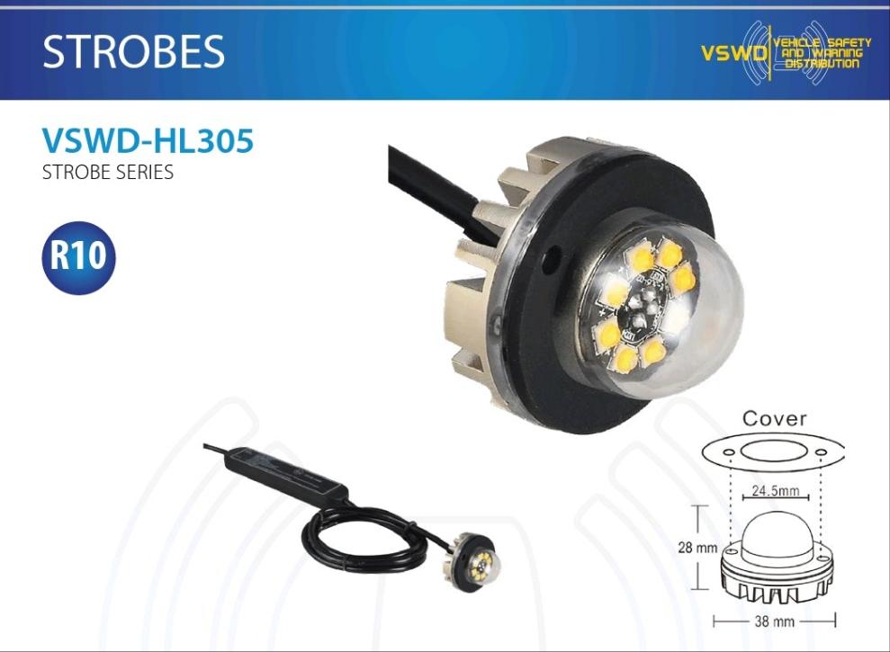 Flush Bumper Strobe High Power