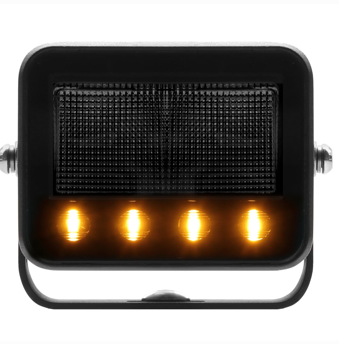 HGV Auto. QUBO Cube Flood Light with Hazard Combo