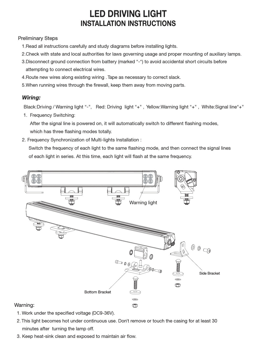 HGV Auto. GRAFTER. 20" Slim Lightbar with Amber Strobe 11,000 Lumen