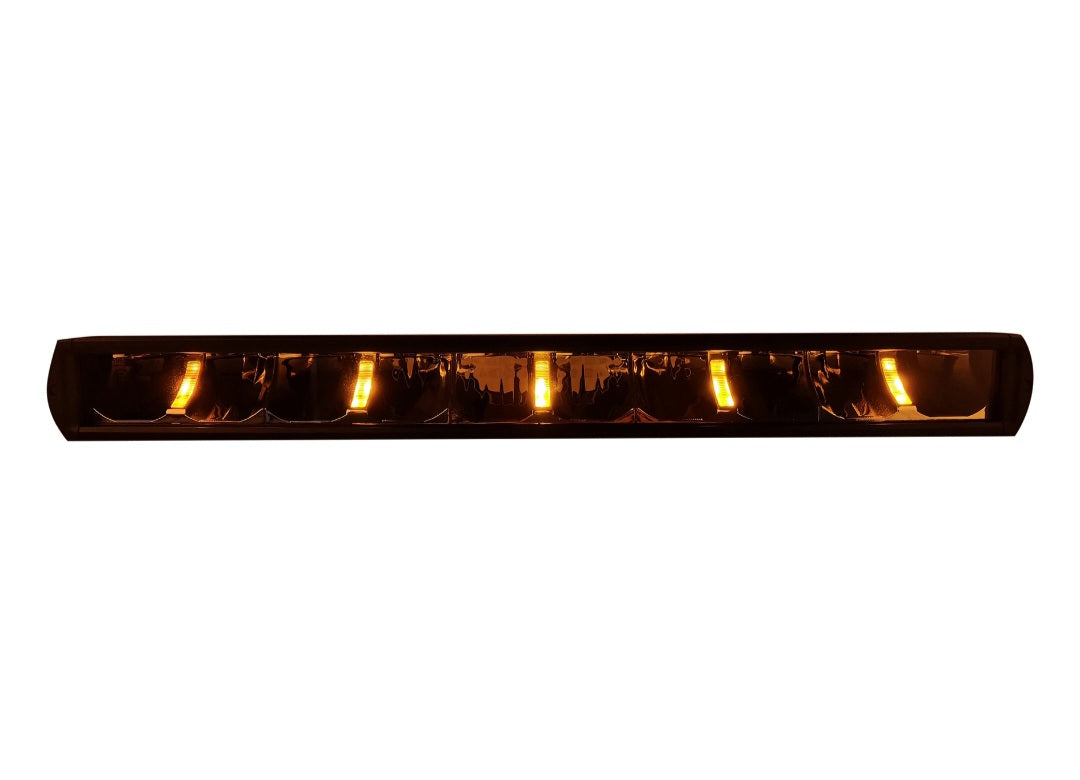 HGV Auto. LITTLE BOY. 22" Curved Light Bar Amber/White DRL 12,000lumen