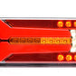 WAŚ Multifuction Rear Lamp, Dynamic Indicator. 12v/24v. 1114DD