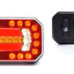 WAŚ Multifuction Rear Lamp, Dynamic Indicator. 12v/24v. 1114DD