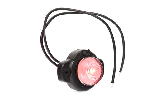 WAŚ W24 Button Marker Lamp in White or Red 12v 24v