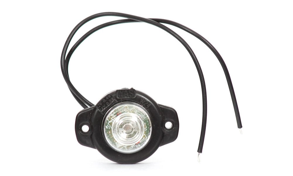 WAŚ W24 Button Marker Lamp in White or Red 12v 24v