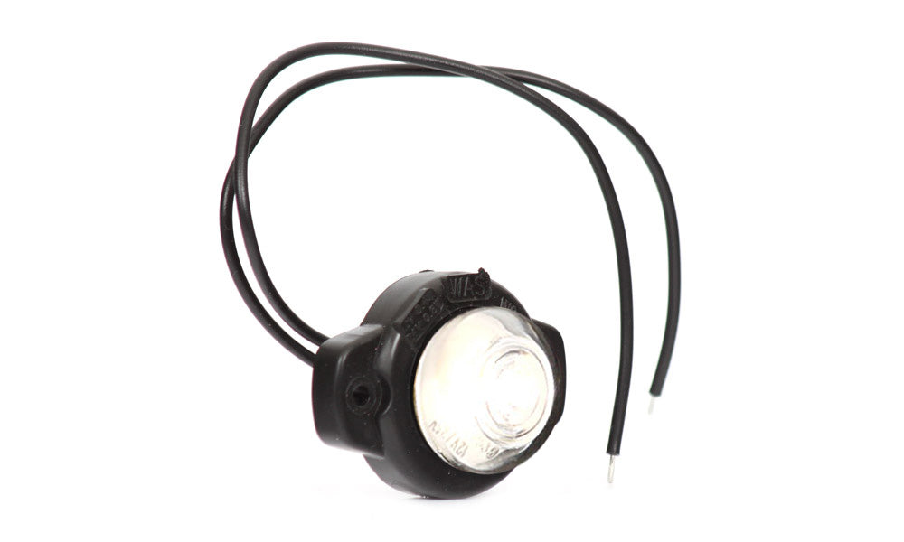 WAŚ W24 Button Marker Lamp in White or Red 12v 24v