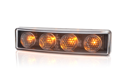 WAŚ Scania Visor Lamp AMBER 4 LED 1422