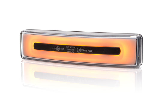 WAŚ Scania Visor Lamp AMBER NEON 1423