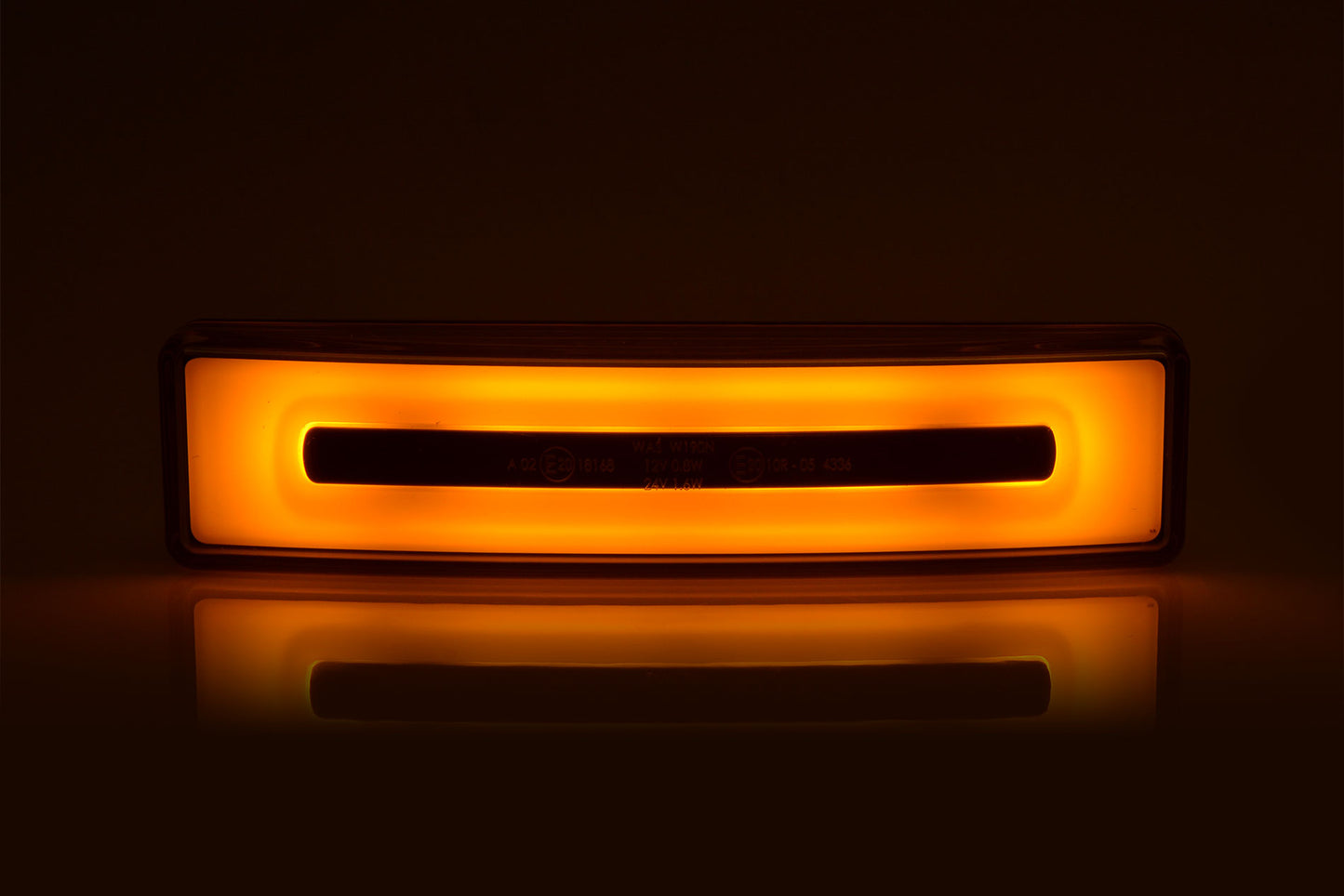 WAŚ Scania Visor Lamp AMBER NEON 1423