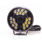 WAŚ 7" Driving Lamp 2179 Black with Simultanious Amber and White DRL