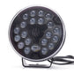 WAŚ 9" Driving Lamp. White Halo. White Centre DRL. 2363 BLACK