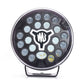 WAŚ 9" Driving Lamp. Amber Halo. White Centre DRL. 2364 BLACK