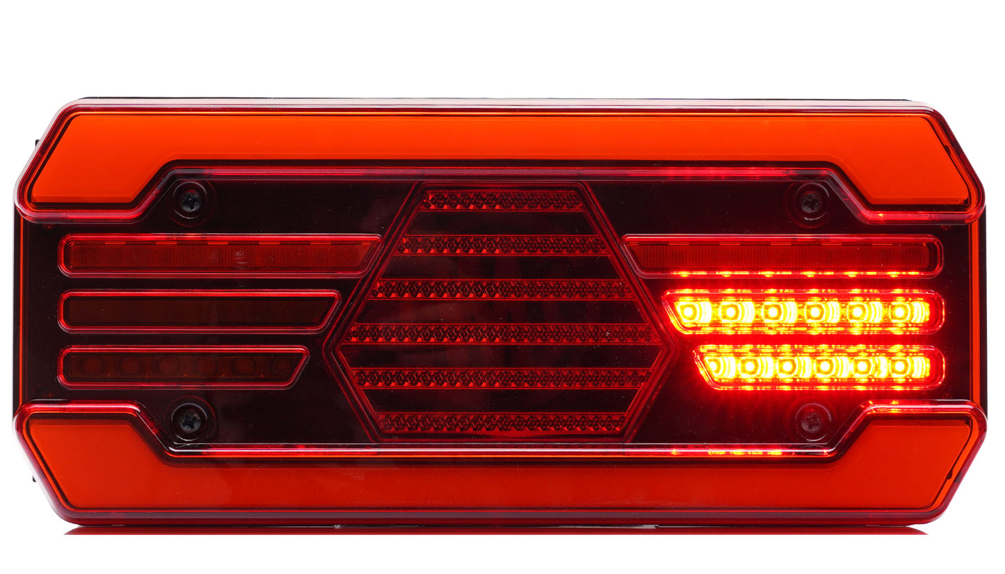 WAŚ Multifunction Rear Lamp, Dynamic Indicator, W250DD.1868L. LEFT SIDE ONLY