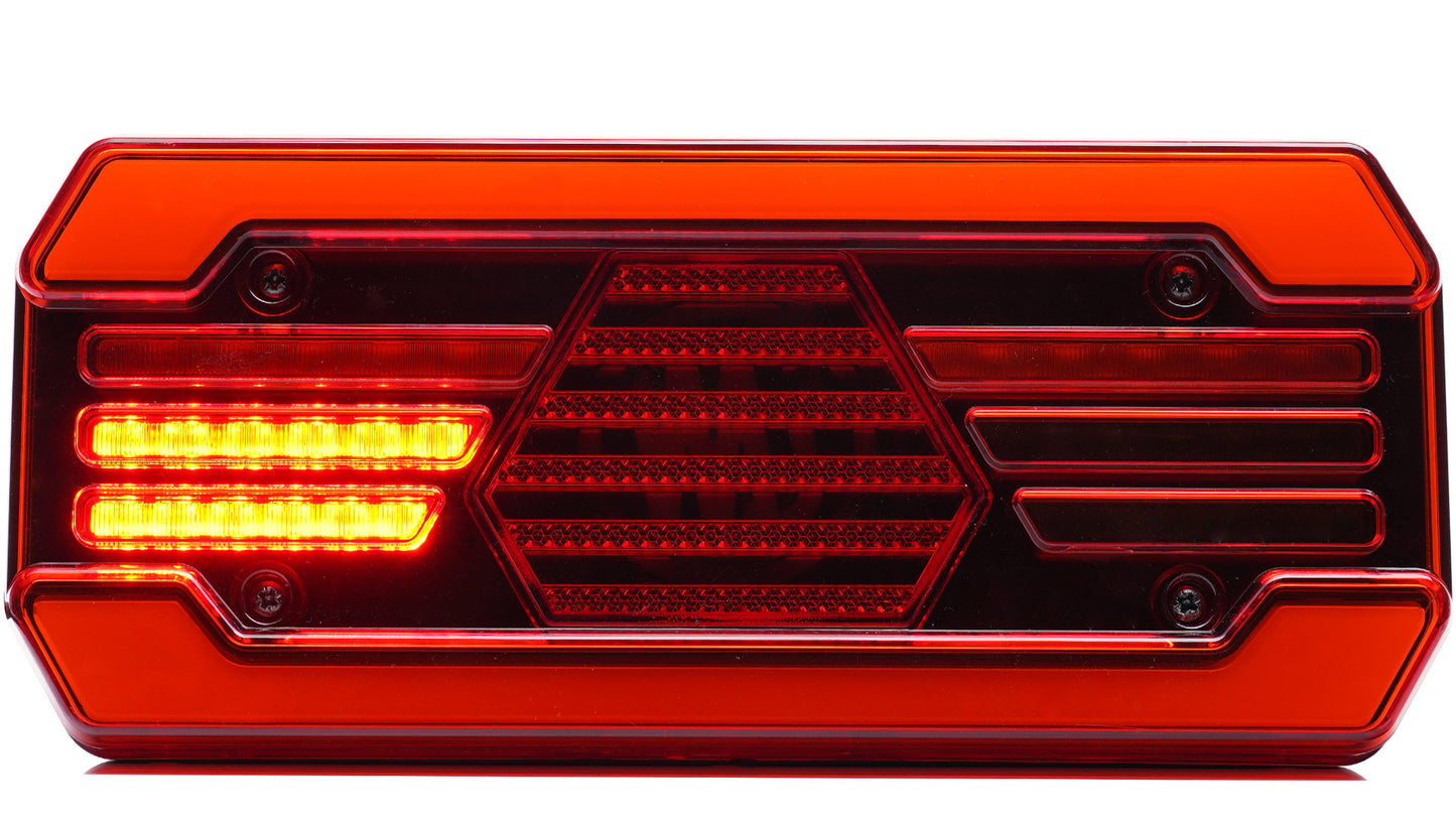 WAŚ Multifunction Rear Lamp, Dynamic Indicator, W250DD.1868L. LEFT SIDE ONLY