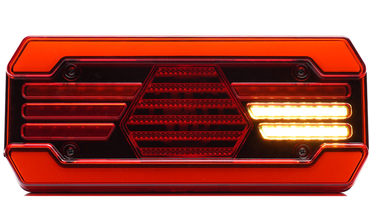 WAŚ Multifunction Rear Lamp, Dynamic Indicator, W250DD.1868L. LEFT SIDE ONLY