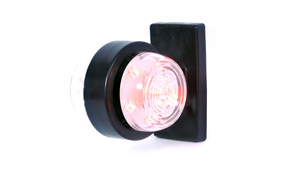 WAŚ Front Rear Position Marker. LED. Stubby Static Stalk. 12v 24v. W74.2