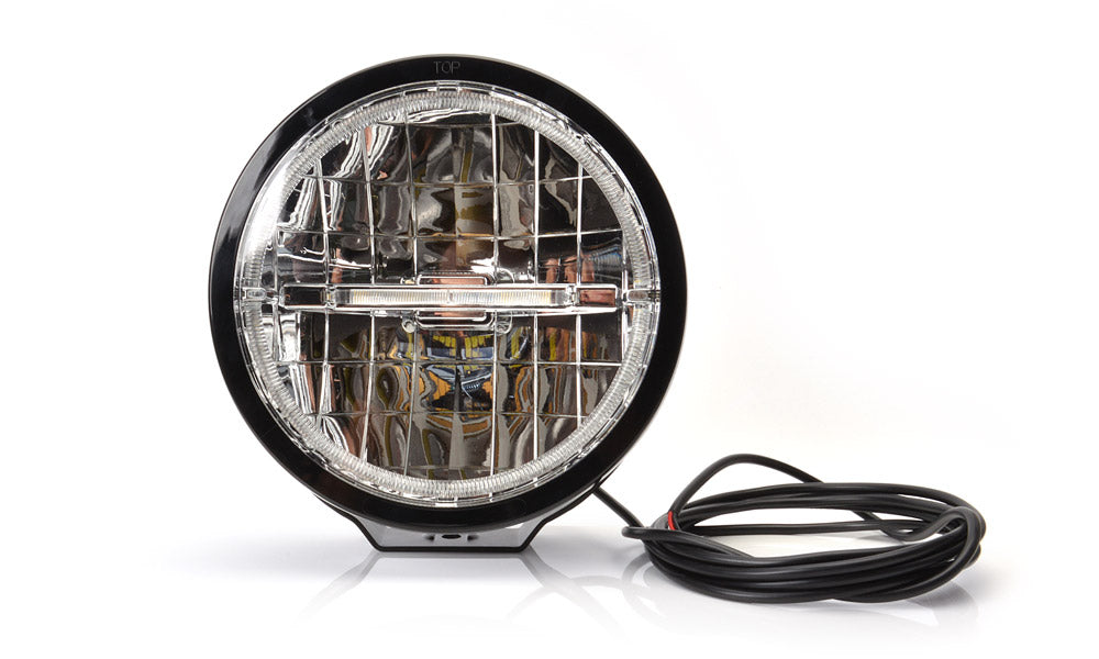 WAS Round Driving Lamp 9 Inch Ring DRL W116 30.