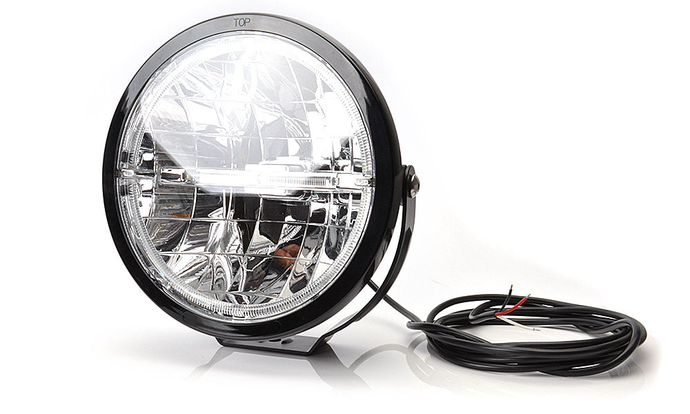 WAS Round Driving Lamp 9 Inch Ring DRL W116 30.