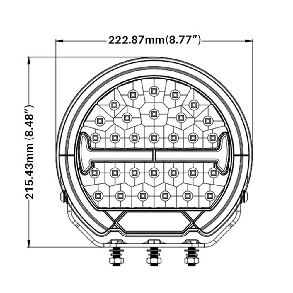 ACCELERATOR – 4 X FUNCTION FULL LED LAMP – PART NO.: 1001-2040