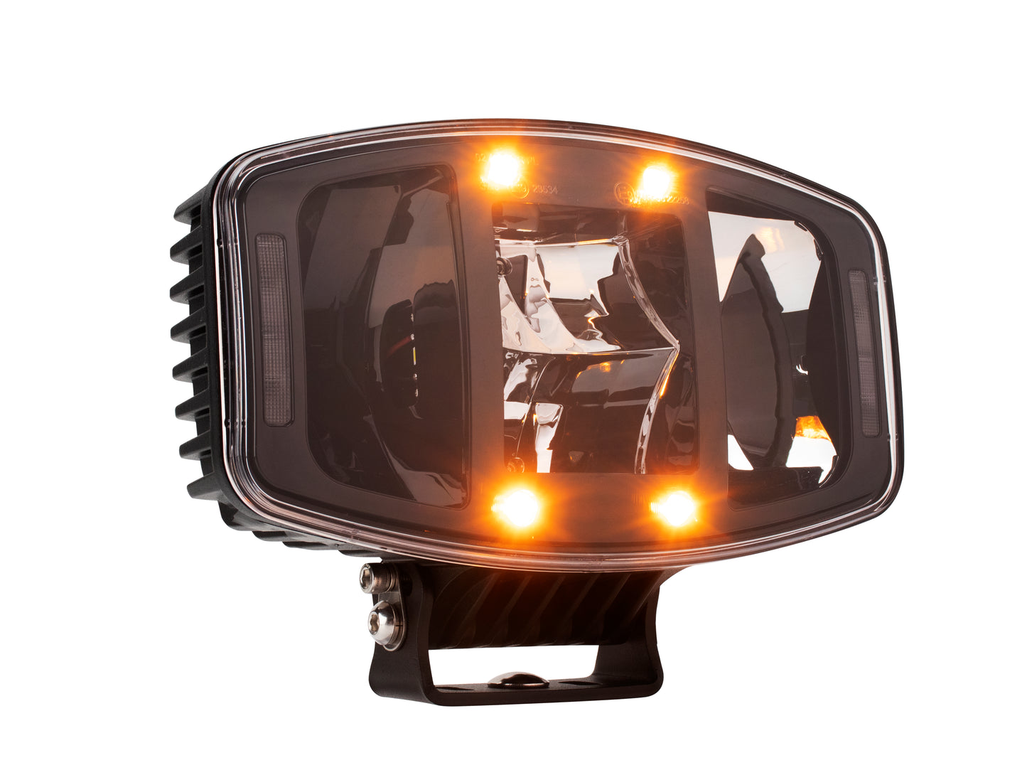 FUSION. Oval Drivng Lamp with STROBE. 10,000 Lumens