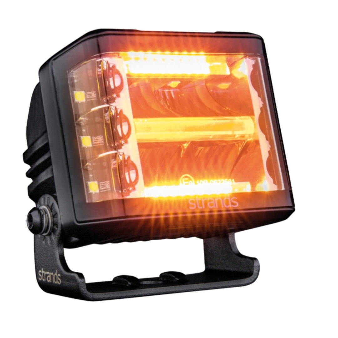 Strands SIBERIA RED FOX SIDE SHOOTER WORK LIGHT. DRL & Strobe