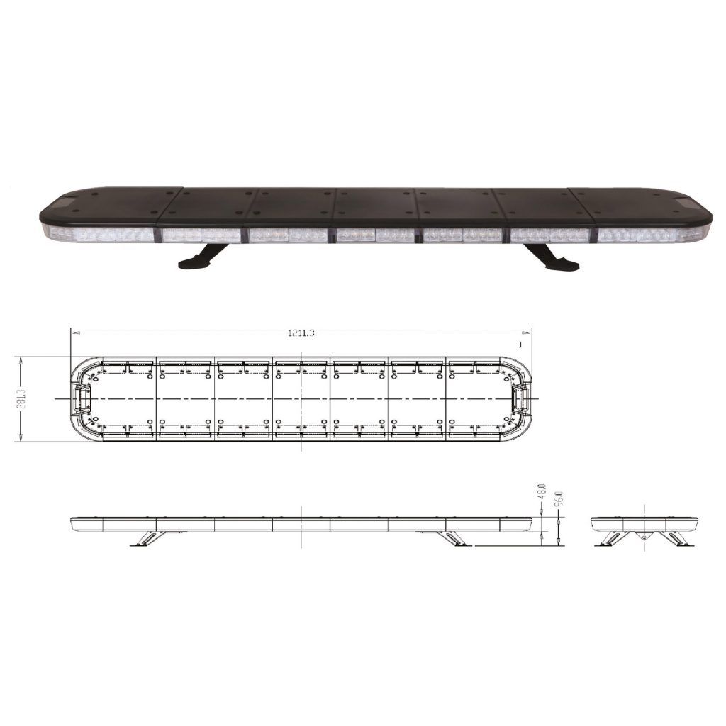 VSWD Beacon Bar Stop Tail Indicatior 1.2 meter