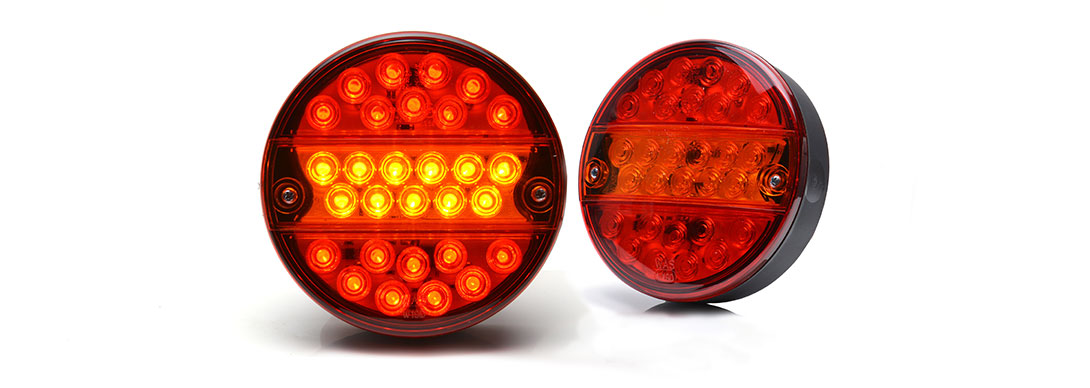 WAS HAMBURGER LAMP. STOP TAIL INDICATOR LED . 12v / 24v