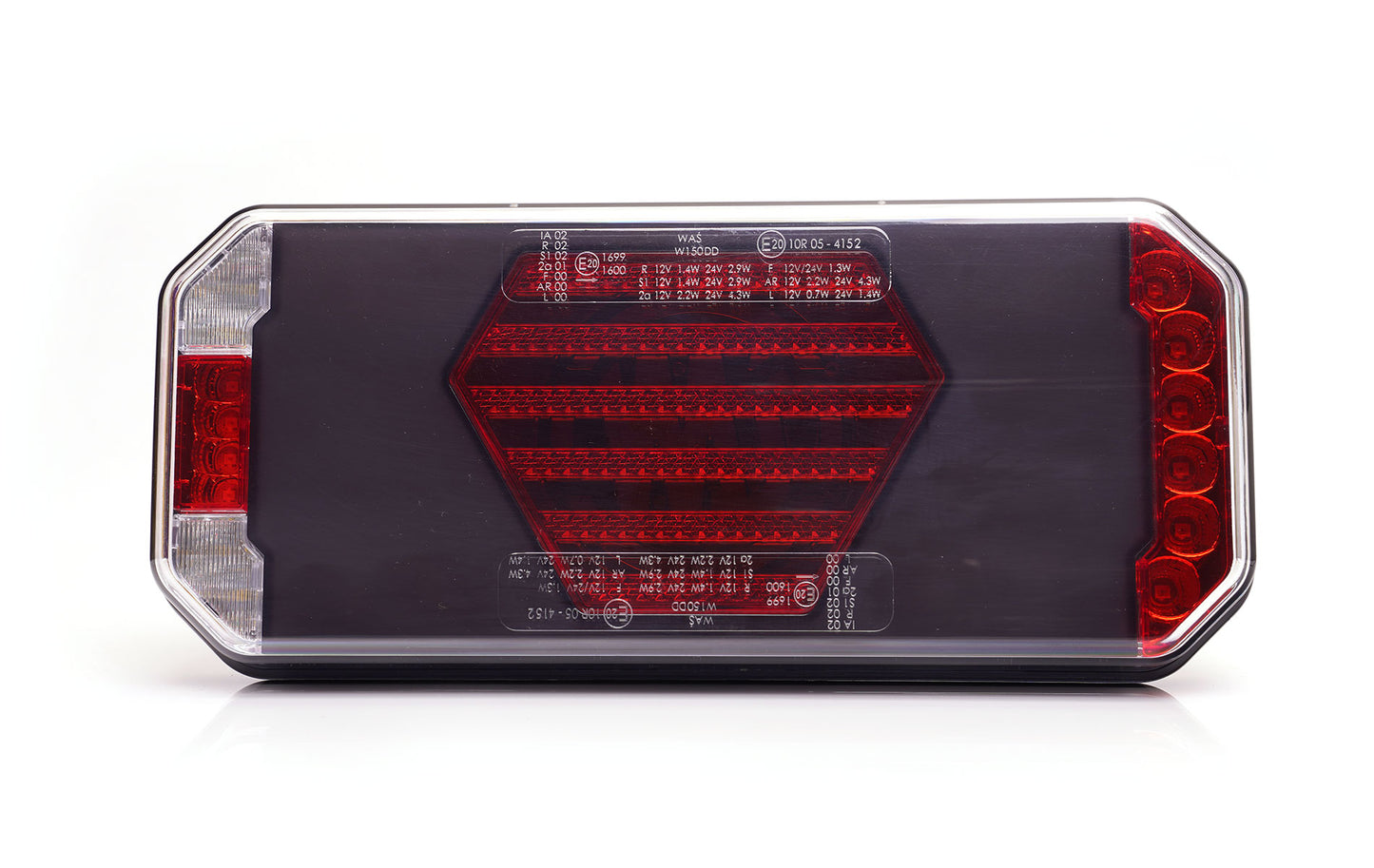 WAŚ W279 BLACK Rear Lamp Cluster with Dynamic Indicator. New model. Pair.