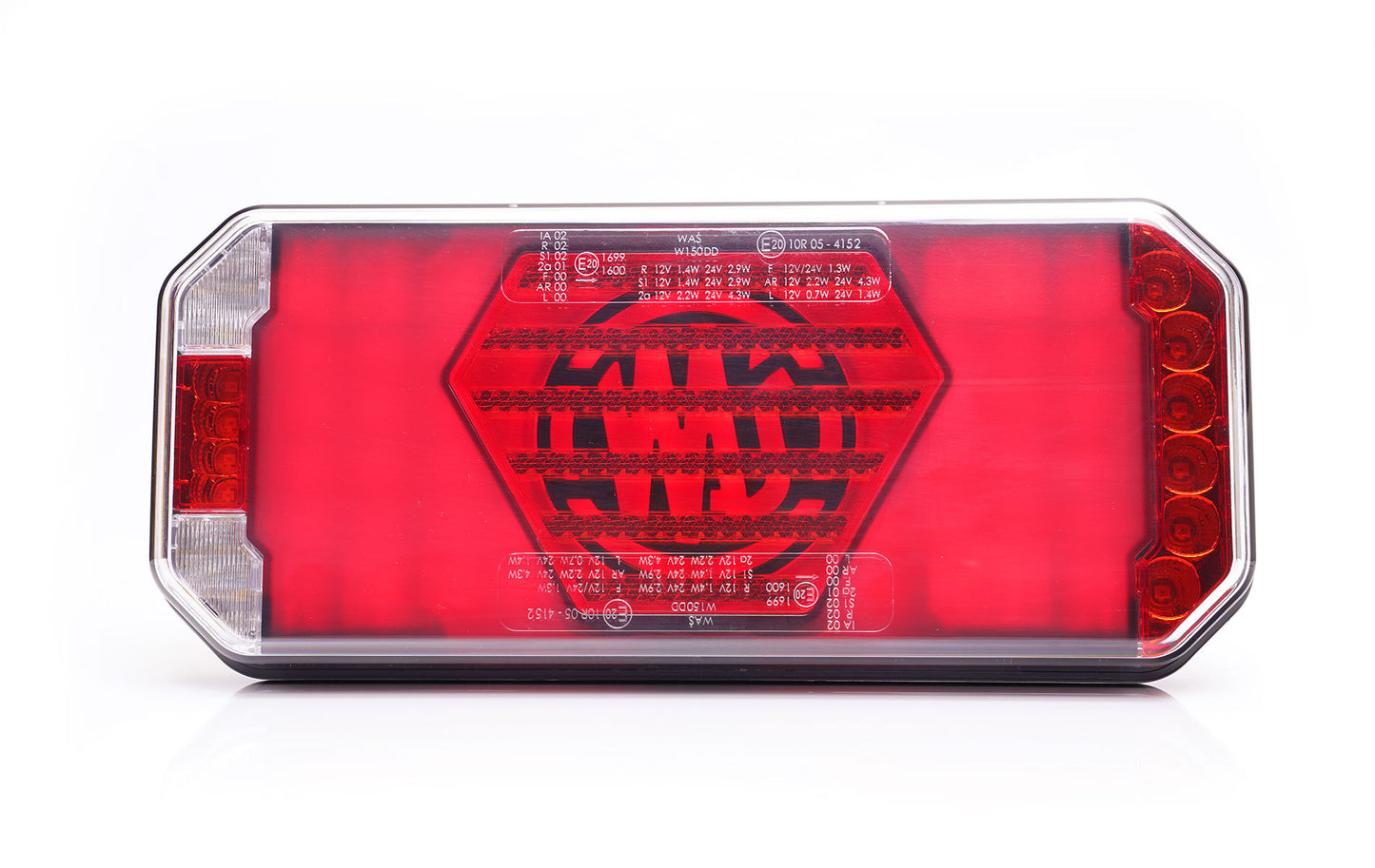 WAŚ W279 BLACK Rear Lamp Cluster with Dynamic Indicator. New model. Pair.