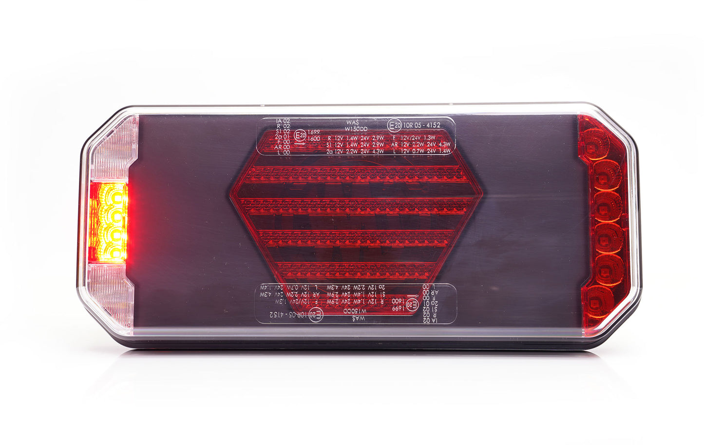 WAŚ W279 BLACK Rear Lamp Cluster with Dynamic Indicator. New model. Pair.