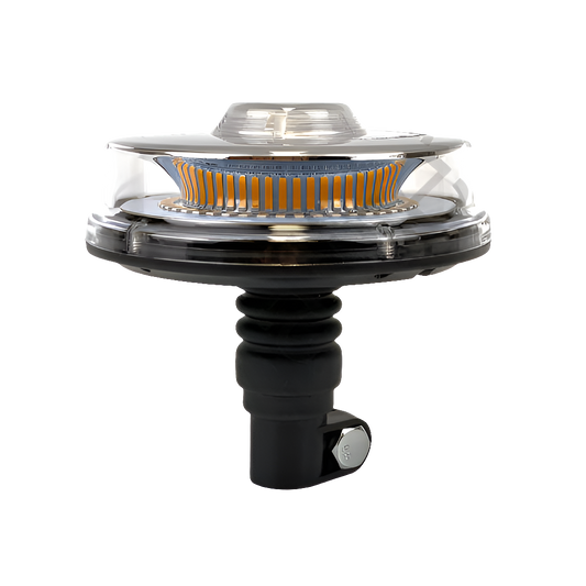 BEA48 Beacon Clear Amber Din Mount