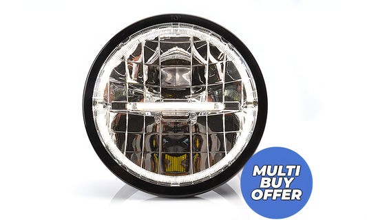 WAS Round Driving Lamp 9 Inch Ring DRL W116 30.
