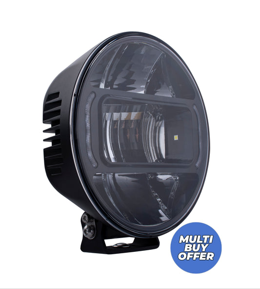 COMMET. Driving Lamp. Appears Black. White Amber DRL.  14,000 Lumen