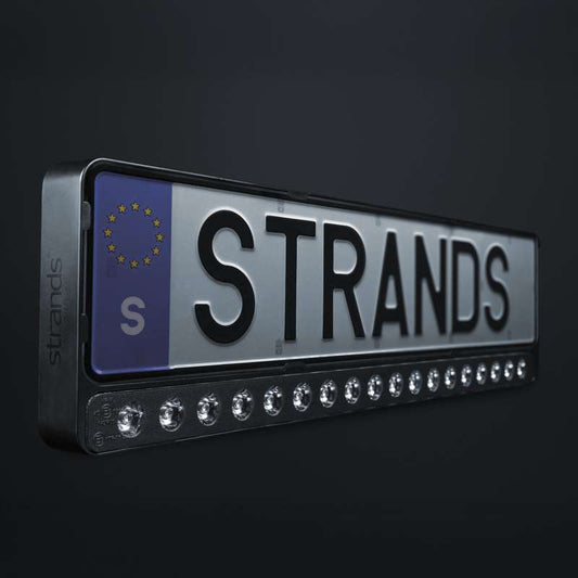 STRANDS. NUUK E-LINE BLACK LED BAR 20″ . NUMBER PLATE LIGHT BAR