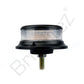 Low Profile Beacon Amber Clear Lens Single Bolt